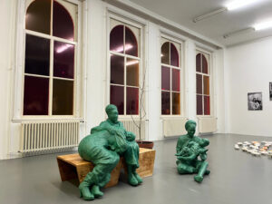 Unfair - Exhibition overview, buhlebezwe siwani, iyeza ,the standard bank gallery, 2023. photo anthea pokroy