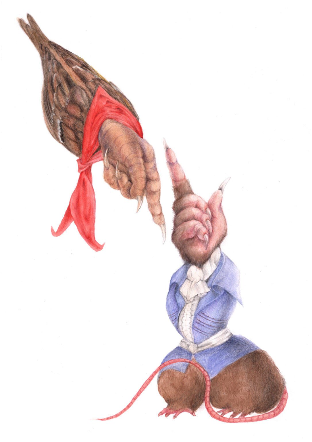 Unfair - 2025 drawing poster for performance work _revolution is a dinner party_
