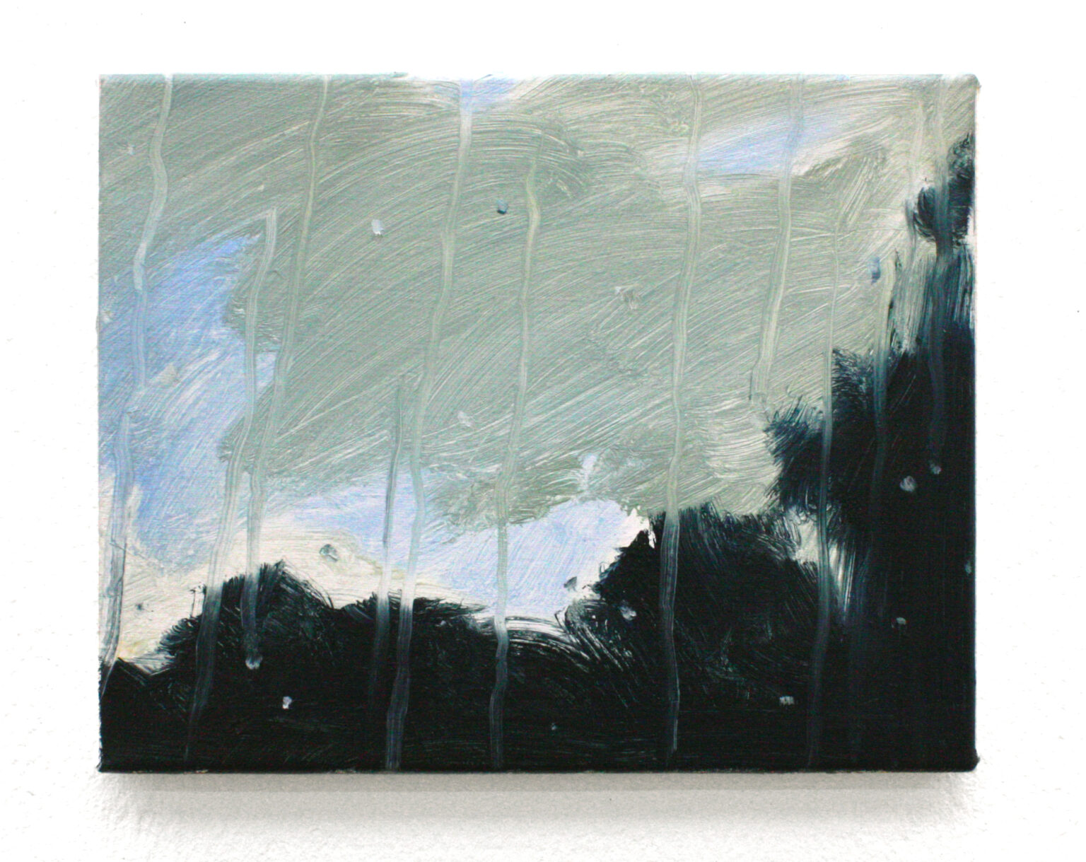 Unfair - Sketch of a window, 24 x 30 cm, olieverf op doek, 2025